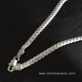 Multiple Sizes Women silver Jewelry Curb Link Chain Necklace